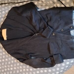 Banana republic cotton cardigan navy blue size small